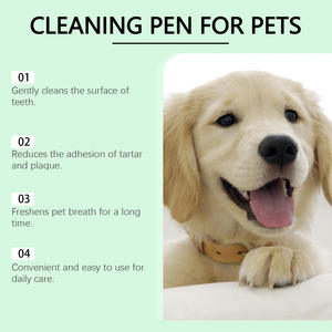 Stylo de nettoyage des dents pour animaux de compagnie, éliminateur de tartre et de plaque dentaire pour chiens et chats, haleine fraîche, déodorant pour les taches dentaires, réparation des gencives, soins bucco-dentaires, usage quotidien à domicile - Product Image 4