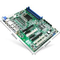 Motherboard Industri ATX LGA1200 Chipset Intel Q470 7 Port LAN Gigabit 4 DDR4 128GB untuk Generasi ke-10 Core I7/I5/I3 Mainboard IPC