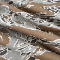 Tissu Oxford 500D/Nylon enduit PU à rayures tigre du désert américain, imperméable, vente directe usine, pour sacs d'extérieur