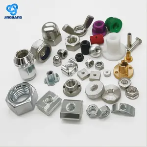 Custom Stainless Steel Loc Hexagon Flextop Slot And Angle Ss Round M24 Hex Nut M2 Slotted Castle Nuts Nut