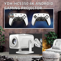 Mini Proyector para Juegos YDH-HCS350 Max, Android 11, LED Cinema, 1000 Ansi Lúmenes, 1+8G, Allwinner H713, 3D HD FHD 4K