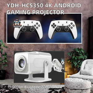 YDH-HCS350 Max Gaming Mini <b>Projector</b> Android 11 LED Cinema 1000 Ansi Beam Light 1+8G Allwinner H713 <b>3D</b> HD FHD 4K Mini <b>Projector</b> - Product Image 2