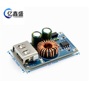 ยูเอสบี ดีซี บัคมอดูล 12V 24V ถึง 5V QC3.0 บอร์ดชาร์จเร็วสำหรับชาร์จโทรศัพท์มือถือ DIY อิเล็กทรอนิกส์ - Product Image 4