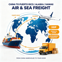 Service de logistique DDP porte-à-porte par fret aérien et maritime de la Chine vers Porto Rico, Alaska, Hawaï - Transitaire
