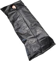 Sac à corps pour funérailles, sac à corps pour adultes, sac à corps avec fermeture éclair centrale