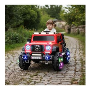 Coche Eléctrico Infantil con Motor 390, Batería 12V7Ah, Luces LED Horizontales, Espacio Adicional para la Dirección, Conducción Suave y Oscilante, Plástico - Product Image 1
