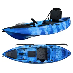 imported lldpe material fishing kayak sit on top canoe wholesale