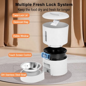 Alimentador inteligente automático para mascotas OEM ODM, nuevo diseño, alimentador WiFi para perros y gatos, detección infrarroja, comida personalizada, llamada, comederos para mascotas - Product Image 5