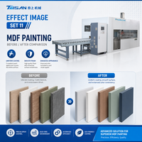 Máquina de Pintura Automática de 5 Ejes de Alto Rendimiento para Perfiles Complejos y Paneles Curvos en la Industria Maderera