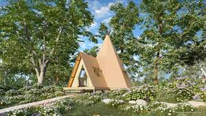 Tente Safari <span class=keywords><strong>Tipi</strong></span> - Tente de Glamping Extérieure Imperméable pour Séjour en Resort - Product Image 6
