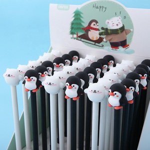 Bolígrafo de Gel de Silicona con Diseño de Oso Polar y Pingüino, Lindo y Adorable, para Niños, Regalo, Material Escolar - Product Image 6