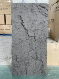 Panneau mural en pierre PU 3D moderne Grande <span class=keywords><strong>dalle</strong></span> de polyuréthane placage de pierre artificielle avec <span class=keywords><strong>effet</strong></span> faux rock à des fins décoratives - Product Image 3