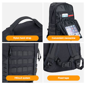 Sac à dos personnalisé, sac à dos tactique, nylon 500D, multi-poches, équipement de survie en plein air, sac de voyage - Product Image 2