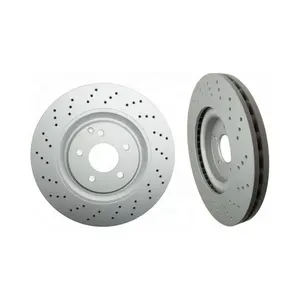 Auto brake disc 43512-60140 car disk break drilled and slotted rotor disco de freno for for TOYOTA LAND CRUISER