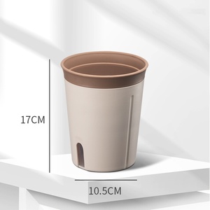 Vente en gros auto-arrosage intelligent <span class=keywords><strong>petit</strong></span> pot de fleurs moderne en <span class=keywords><strong>plastique</strong></span> Pot de fleur Pot pour <span class=keywords><strong>jardin</strong></span> décoration de la maison - Product Image 3