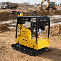 آلة دك التربة الاهتزازية NEWLAND C330 بقوة 38 كيلو نيوتن ووزن 247 كجم لدمك أساسات الطرق وملء الخنادق