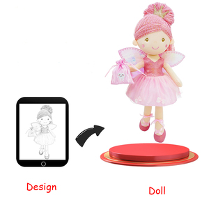 Bambola Super morbida della ragazza del giocattolo di peluche di peluche per il bambino che dorme abbraccio o giocattolo Kawaii per la bambola della società - Product Image 2