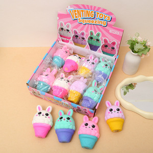 Squeezing Rabbit Ice Cream, Pinching Fun <b>Flour</b>, Relieving Stress, Ventilating Children's Toys, Stress Relieving Tool - Product Image 4