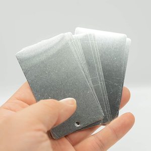 الألومنيوم لوح حديقة من المرمر الأسود شجرة العلامات حديقة ملصق في الهواء الطلق تسمية معدنية ختم الفراغات - Product Image 6