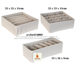 Caja de Ropa con Múltiples Compartimentos Hecha en Vietnam con Tela No Tejida - Product Image 2