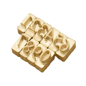 Matrices de lettres en laiton pour marquage à chaud 2*4*15mm, lettres de marquage en laiton britanniques, lettres de codage en vrac - Product Image 2