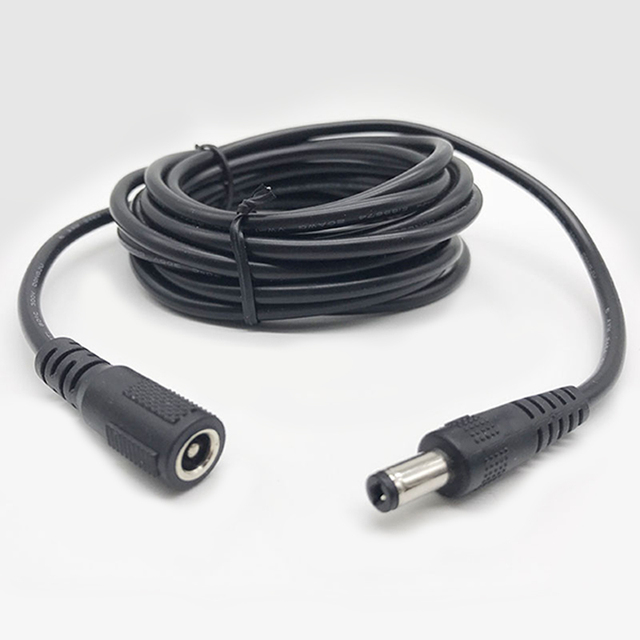 12V DC Power Extension Charge Cord Male to Female Plug 5.5*2.1MM Dc Power Cord Extension Cord 0.5mm²