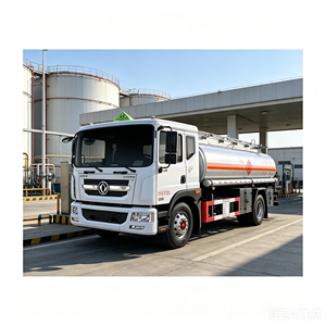 Camión Cisterna de Combustible de 13cbm Dongfeng D9 4X2, Camión Cisterna de Gasolina y Diésel con Bomba de Reabastecimiento para Transporte de Combustible - Product Image 1