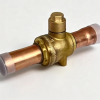 Vanne d'angle de service Trane VAL11195 en laiton, accessoire de vanne de réfrigérant pour systèmes CVC et refroidisseurs industriels