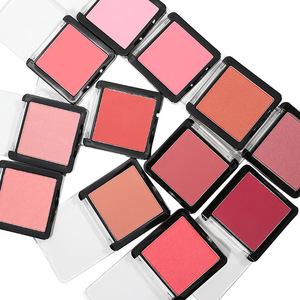 Venta al por mayor, 14 colores, rubor vegano en polvo, Etiqueta Privada, Cosméticos faciales impermeables de larga duración, rubor rosa para un tono de piel claro - Product Image 1