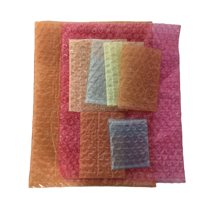 ESD Bubble Bag Anti-static ESD LDPE Transparent Plastic Air Bubble Packing Bag for Electronic Component