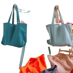 Wholesale Eco-Friendly Recycled Canvas <b>Extra</b>-<b>Large</b> Tote Shopping Bag with <b>Printed</b> Logo - Product Image 3