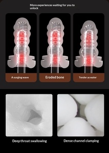 <span class=keywords><strong>Masturbateur</strong></span> masculin Phantom Airplane Cup, entièrement automatique, électrique, télescopique, avec stimulation réaliste en TPE et canal réaliste - Product Image 6