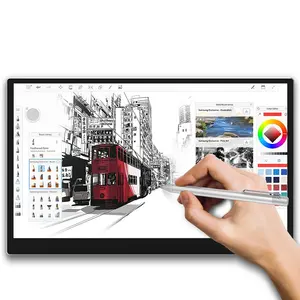 Compressa portatile a 13.3 pollici creativa del disegno del Monitor di grafica dell'esposizione della penna 13 con il Touch Screen capacitivo e lo stilo di inclinazione di MPP