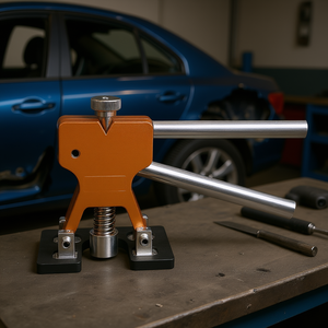 Kit de réparation de bosses sans peinture Golden Lifter Bridge Puller 100 pièces, outil de suppression des dommages de grêle sur carrosserie automobile en aluminium - Product Image 2