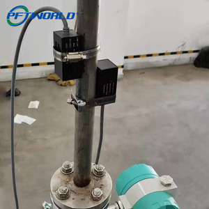 4-20mA 750 10-36vdc Tường Gắn kẹp di động trên siêu âm nước lỏng lưu lượng kế đo lưu lượng cảm biến máy phát - Product Image 6