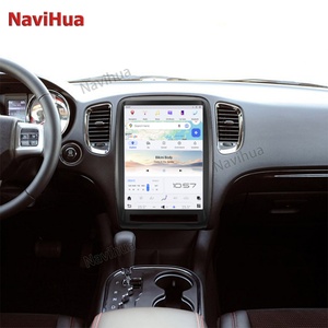 Navihua New Design 13.8'' Touch Screen Android Car Radio GPS Navigation Car <b>DVD</b> <b>Player</b> Multimedia for Dodge Durango 2011-2013 - Product Image 1