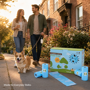 ODM Custom D2W Degradable PE Dog Waste <b>Bags</b> Strong Seam Odor Control for Daily Dog Walking Custom Packaging - Product Image 4