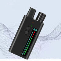 Detector de Señales RF A9, Detector de Micrófonos Ocultos GSM, Detector de Cámaras Espía, Detector de Vigilancia, Seguridad para Viajes