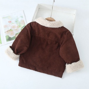 Giacca Invernale Trapuntata in Stile Coreano, in Velluto a Coste Ecologico e Traspirante, Cappotti per Bambini e Bambine - Product Image 2