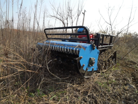 Tondeuse à chenilles télécommandée diesel ILES 25HP homologuée CE, 4x4, pour le débroussaillage et l'entretien des terrains