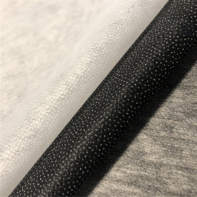 Factory Direct Supply 20-60g 100% Polyester Nonwoven Fusible Interlining for Suits and Apparel