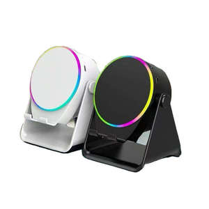 Multi-functional Wireless Sensor <b>Speaker</b> <b>Stand</b> with RGB Lights for V5.3 Plastic Portable Phone & Music Player <b>Stand</b> - Product Image 1