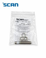 Capteur de proximité inductif SCAN 4 mm DC 2 fils NO M12 10-60 V DC 1 kHz à couple élevé IP67 blindé en laiton nickelé