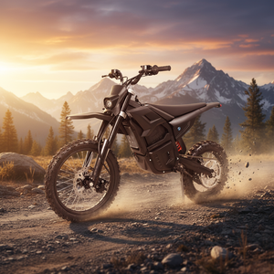 Bicicleta Eléctrica Todoterreno con Motor Central <span class=keywords><strong>de</strong></span> 6000W <span class=keywords><strong>de</strong></span> Potencia Máxima, Batería <span class=keywords><strong>de</strong></span> Litio <span class=keywords><strong>de</strong></span> 72V 25AH, Suspensión <span class=keywords><strong>de</strong></span> Aire <span class=keywords><strong>de</strong></span> Aleación <span class=keywords><strong>de</strong></span> Aluminio, para Adultos - Product Image 1