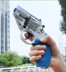 Pistola de Juguete para Niños de Aleación, Modelo Sky Bailiff Cúbico de Doble Acción, Revólver Pequeño con Proyectil Suave, Simulación de Serie - Product Image 4