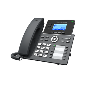 Téléphone IP Gigabit PoE Grandstream GRP2604P 3 lignes, écran LCD 2,7 pouces, audio HD, 6 comptes SIP pour la communication d'entreprise - Product Image 2