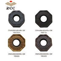 ZCC ONHU ONHU 060408ANN GM Plaquettes de fraisage haute vitesse pour outils de coupe CNC, plaquettes en carbure revêtues, commande minimum 10 pièces