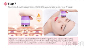 ماكينة التجميل SPA لسطح المكتب 9 في 1 3 ميجاهرتز غسول تقشير رقيق للغاية لإعادة شباب بشرة الوجه وعلاج حب الشباب - Product Image 3