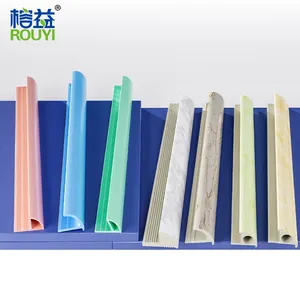 Foshan Free Sample Customized Hot Sale 10mm Pvc Tile Angle Ceramic PVC Ceramic Tile 8mm Tile Trim