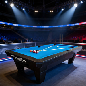 <span class=keywords><strong>Mesa</strong></span> de <span class=keywords><strong>Billar</strong></span> Profesional de Alta Calidad para Clubes Deportivos, <span class=keywords><strong>Mesa</strong></span> de Snooker y <span class=keywords><strong>Billar</strong></span> Americana de 8 y 9 pies con Retorno de Bolas, Modelo Diamond, ¡Venta Caliente! - Product Image 1
